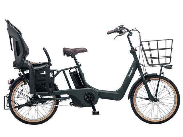 パナソニック ギュットアニーズ電動自転車ダークグリーン ギュット・アニーズ・EX BE-ELAE03-G [マットディープグリーン] + 専用