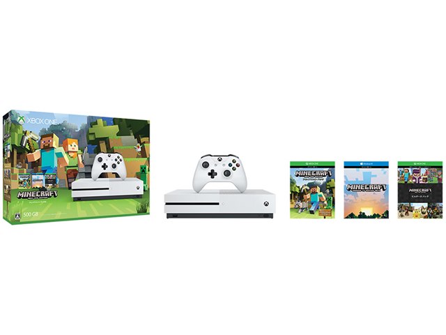 Microsoft Xbox One S 500 GB Minecraft同梱版約29kg