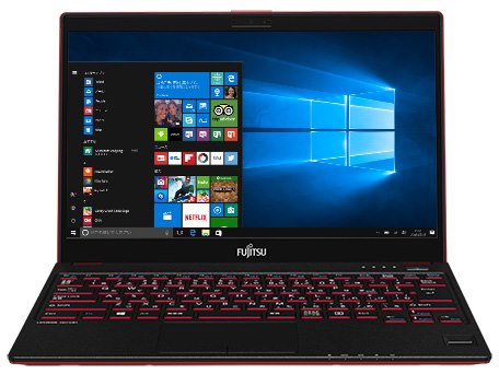 FMV LIFEBOOK UH75/B1 FMVU75B1R [サテンレッド]の製品画像 - 価格.com
