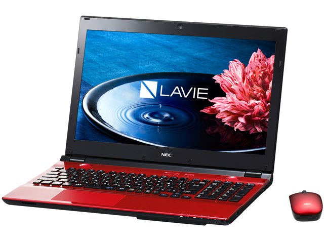 Lavie L Windows 8 ノートパソコン　赤　ほぼ未使用 LAVIE Smart NS(S) PC-SN256HSA8-2 [クリスタルレッド]の製品