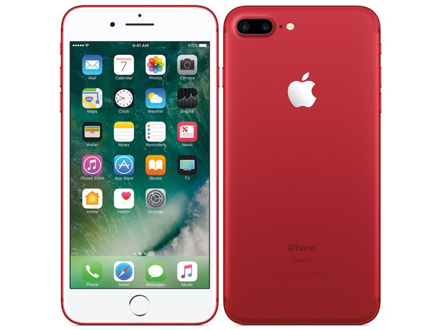 iPhone 7 Plus Red 128 GB Softbank - スマートフォン本体