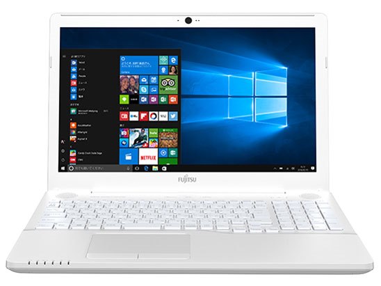 LIFEBOOK AH45/B2 ホワイト 15.6インチ FMV LIFEBOOK AH45/B2 FMVA45B2W [プレミアムホワイト]の製品