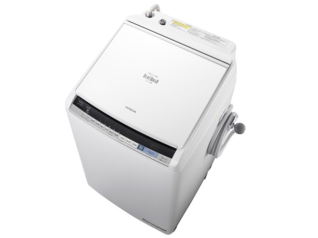 日立 ビートウォッシュ BW-DV80F W ホワイト 洗濯乾燥機 ビートウォッシュ BW-DV80F ： 洗濯機・衣類乾燥機