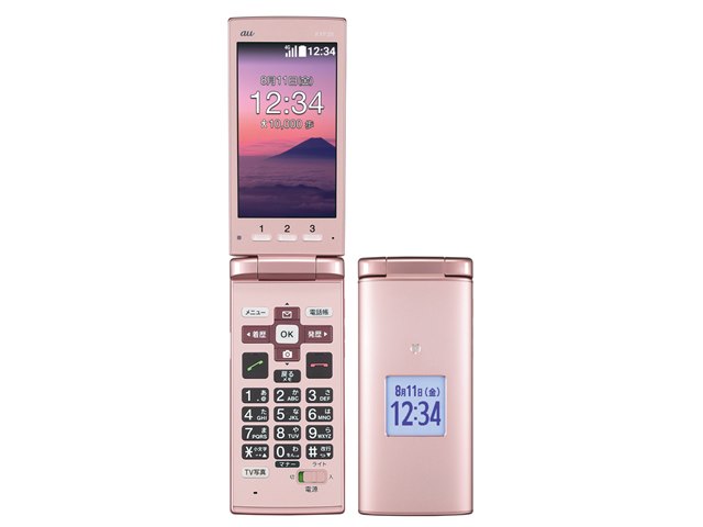 かんたんケータイ KYF36 [ピンク]の製品画像 - 価格.com