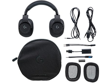 Logicool G433 Wired 7.1 Surround Gaming Headset G433BK [ブラック