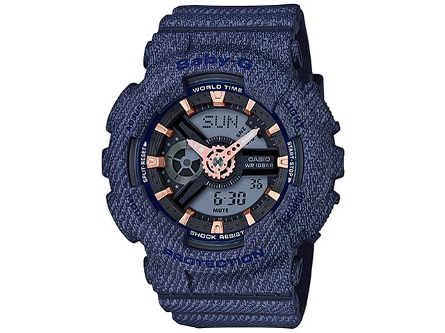 Baby-G デニムドカラー BA-110DE-2A1JFの製品画像 - 価格.com