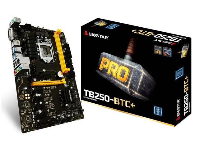 BIOSTAR TB250-BTC+ マザーボード 本体 TB250-BTC+の製品画像 - 価格.com