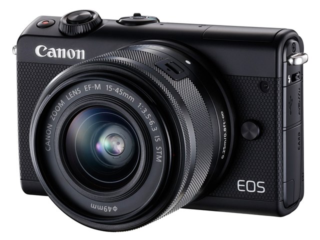 EOS M100　ブラック　EF-M15-45　IS　STM　レンズキット　黒 EOS M100 EF-M15-45 IS STM レンズキット [ブラック]の製品画像 - 価格.com