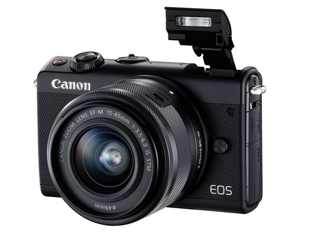 Canon EOS M100 ダブルズームキット ブラック EOS M100 ミラーレス一眼カメラ ダブルズームキット ブラック [ズーム