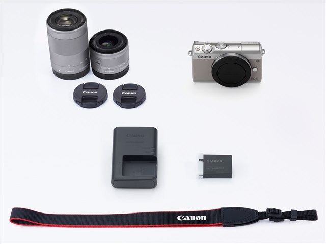 EOS M100 ダブルズームキット [グレー]の製品画像 - 価格.com