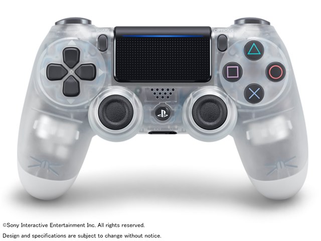 ワイヤレスコントローラー(DUALSHOCK 4) CUH-ZCT2J17 [クリスタル]の