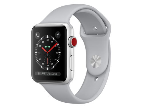 Apple Watch Series 3 GPS+Cellularモデル 42mm MQKM2J/A [フォッグスポーツバンド]の製品画像 -  価格.com