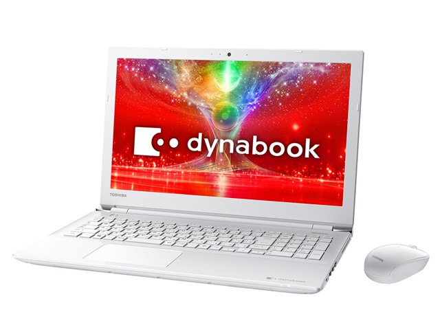 TOSHIBA ノートパソコン dynabook T45/E リュクスホワイト PT45EWP-SJA dynabook T45 T45/EW PT45EWP-SJA [リュクスホワイト]の製品画像