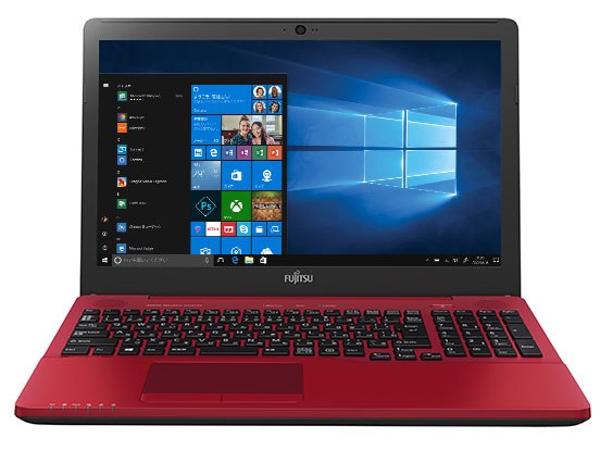 ❤綺麗 富士通 LIFEBOOK AH42/R Office付 ノートパソコン FMV LIFEBOOK AH42/B3 FMVA42B3R [ルビーレッド]の製品画像