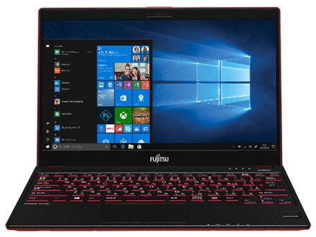 富士通　FMVU75B3R FMV LIFEBOOK UH75/B3 FMVU75B3R [サテンレッド]の製品画像