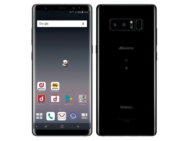 Galaxy Note 8 Black 64 GB docomo