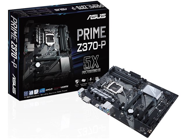 ASUS PRIME Z370-P マザーボード CPUセット 本体 PRIME Z370-Pの製品