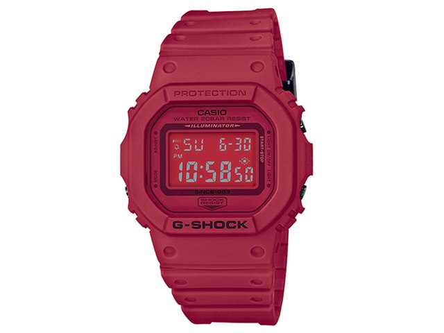 【通販好評】カシオ 腕時計 G-SHOCK DW-5635C 35周年レッドアウト 時計