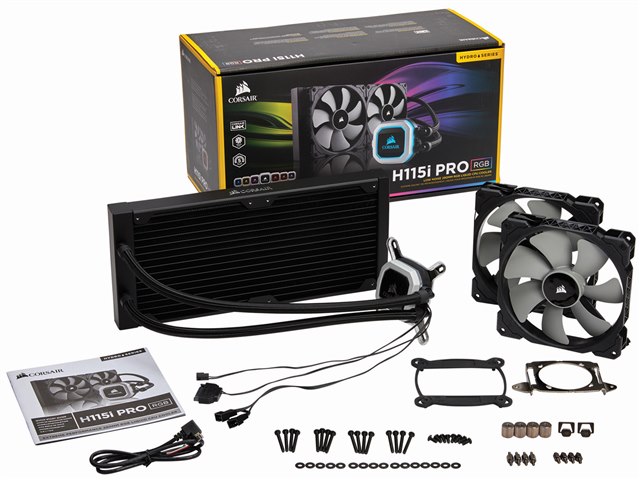 Corsair H115i PRO RGB 水冷CPUクーラー iCUE H115i RGB PRO XT Liquid CPU Cooler