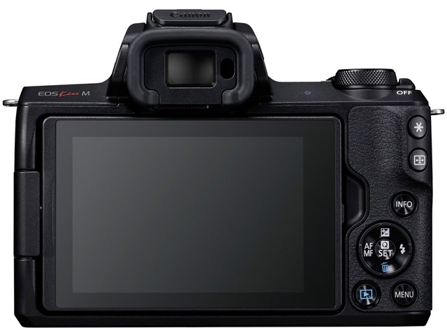 EOS Kiss m ダブルレンズキット ブラック レンタル] CANON EOS Kiss M ダブルズームキット ブラック