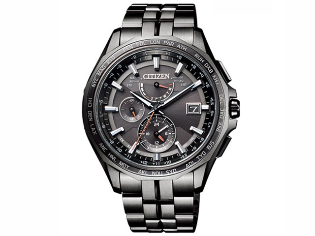 CITIZEN AT9097-54E エコ・ドライブ 電波時計 アテッサ エコ・ドライブ電波時計 ブラックチタンシリーズ AT9097-54E