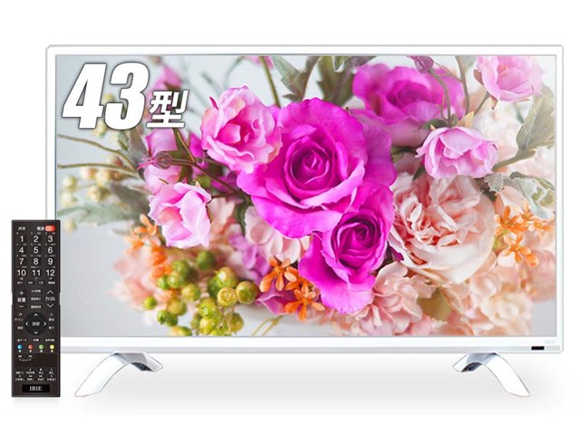 IRIE MAL-FWTV43WH [43インチ ホワイト]の製品画像 - 価格.com