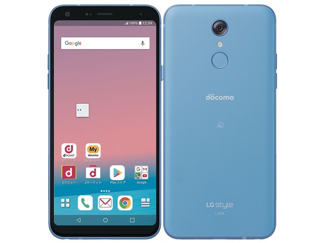 LG style L-03K docomo [Blue] (新規契約)の製品画像 - 価格.com