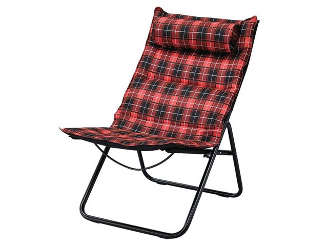 アウトドアチェア 赤・青・白 チェック柄 アウトドアチェア 赤・青・白 チェック柄