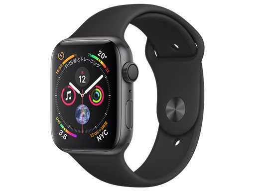 Apple Watch Series 4 GPSモデル 44mm MU6D2J/A [ブラックスポーツ