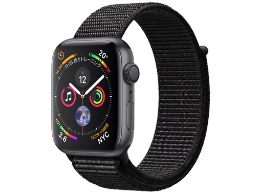 Apple Watch Series 4 GPSモデル 44mm MU6E2J/A [ブラックスポーツ 