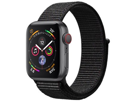 Apple Watch Series 4 GPS+Cellularモデル 40mm MTVF2J/A [ブラック ...