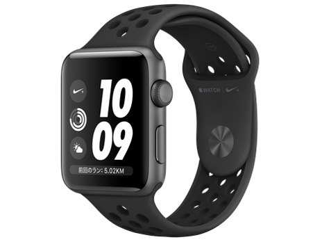 Apple Watch Nike+ Series 3 GPSモデル 42mm MTF42J/A [アンスラサイト 