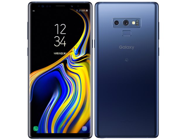 au Galaxy Note9 SCV40 オーシャンブルー-