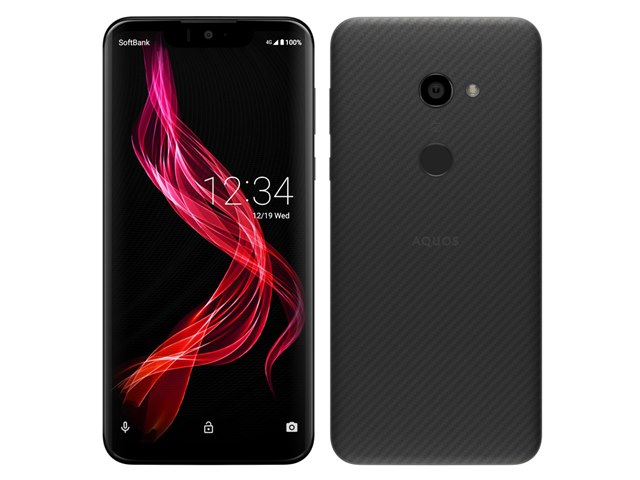 未使用 AQUOS SH-M10 ブラック SIMフリー 有機EL　FeliCa