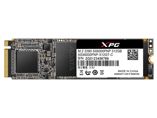 XPG SX6000 Pro ASX6000PNP-512GT-Cの製品画像 - 価格.com