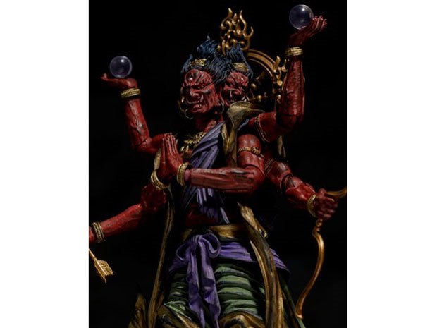 KT-025 タケヤ式自在置物 阿修羅 着彩の製品画像 - 価格.com