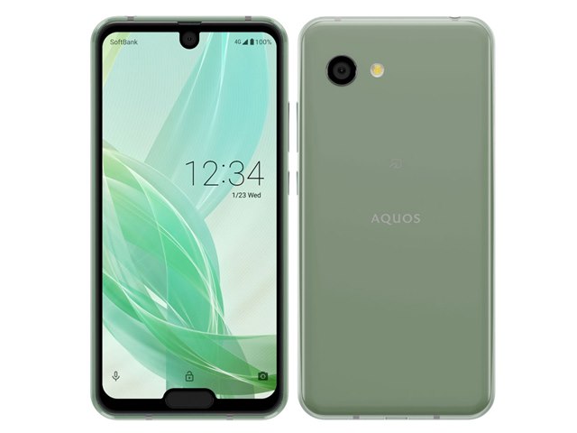 AQUOS R2 compact SoftBank [スモーキーグリーン]の製品画像 - 価格.com