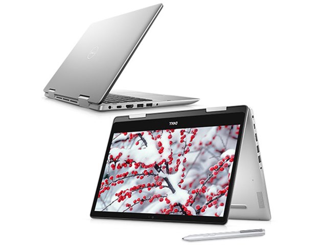 Inspiron 14 5000 2-in-1 プレミアム・タッチパネル Core i5 8265U・8GBメモリ・256GB  SSD搭載・Office Home&Business付モデル(アクティブペン付) [プラチナシルバー]の製品画像 - 価格.com