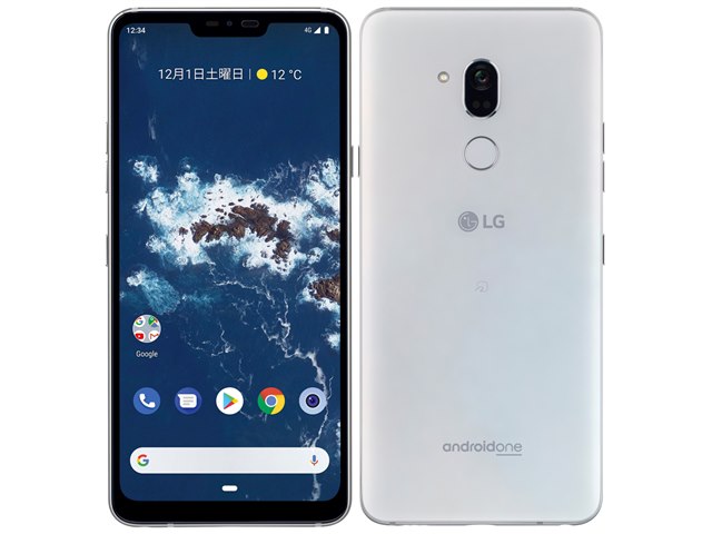 ワイモバイル LG Android one X5　青