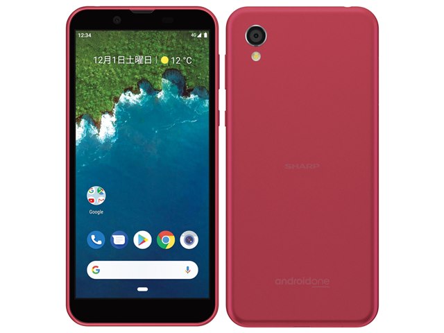 得価格安Android one S5 ダークブルー スマートフォン本体