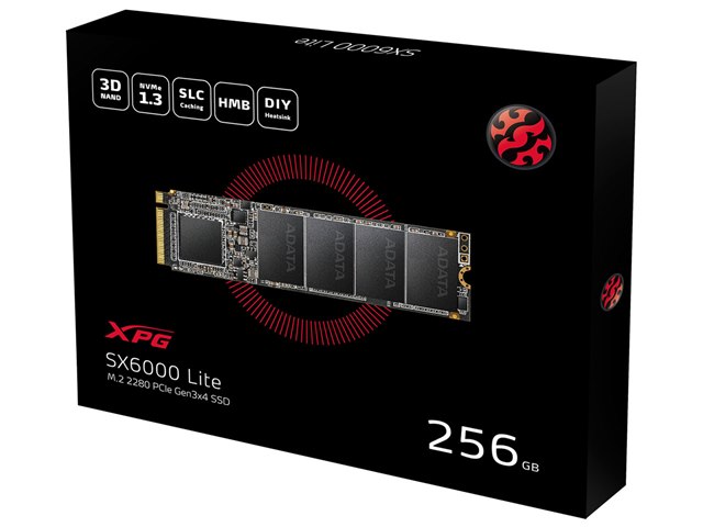 内蔵型SSD ADATA XPG SX6000 Lite ASX6000LNP-1TT-C XPG SX6000 Lite ASX6000LNP-256GT-Cの製品画像 - 価格.com