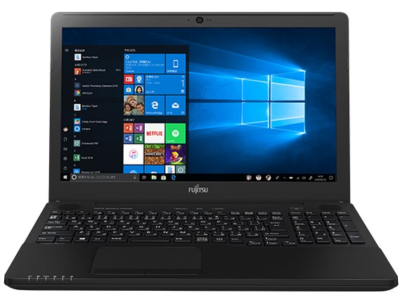 FMV LIFEBOOK AH42/D1 FMVA42D1B [シャイニーブラック]の製品画像