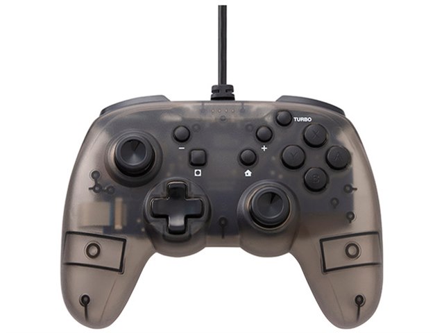 Cyber ジャイロコントローラー ライト 有線タイプ Switch用 Cy Nsgycl Cbk クリアブラック の製品画像 価格 Com