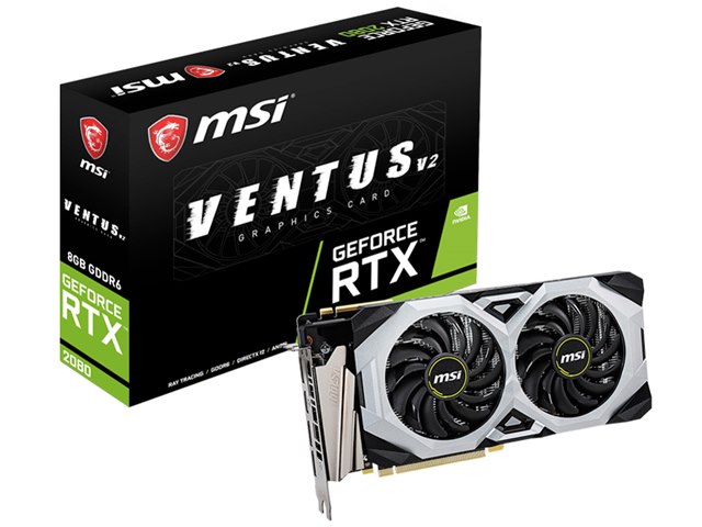 GeForce RTX 2080 VENTUS 8G V2 [PCIExp 8GB]の製品画像 - 価格.com