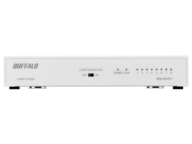 BUFFALO LSW6-GT-8NS/WH 2セット LSW6-GT-8NS/WH [ホワイト]の製品画像 - 価格.com