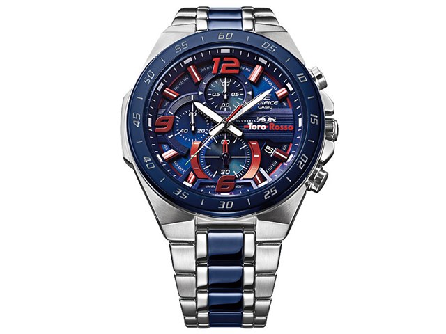 新品 ¥29700円 EFR-564TR-2AJR エディフィス EDIFICE エディフィス スクーデリア・トロ・ロッソ・リミテッド
