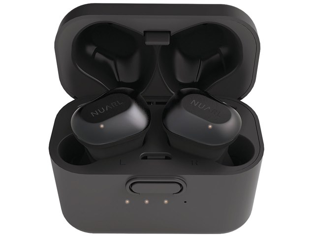 NUARL ワイヤレスイヤホン ブラック 充電ケース付き NUARL ワイヤレスイヤホン ブラック 充電ケース付き