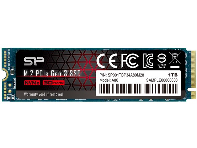 PCIe Gen3x4 P34A80 SP001TBP34A80M28の製品画像 - 価格.com