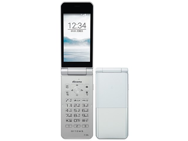 docomo arrows F-03L シルバー　ガラケー arrows ケータイ F-03L [シルバー]の製品画像 - 価格.com