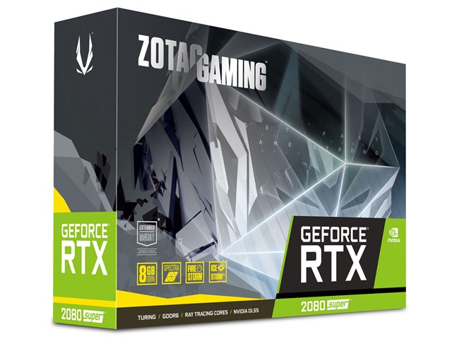 ZOTAC GAMING GeForce RTX 2080 SUPER Twin Fan ZT-T20820F-10P ...